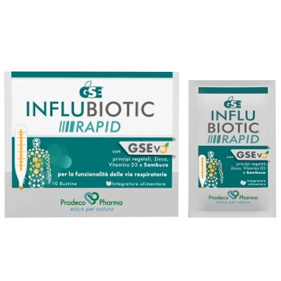 Prodeco Pharma GSE Influbiotic Rapid, suplemento en sobres.